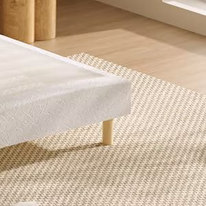 Sommier tapissier Dewinner 90x190 – 14 lattes, 6 pieds renforcés