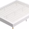Sommier tapissier Dewinner 140x190 – 28 lattes, 9 pieds renforcés