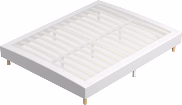 Sommier tapissier Dewinner 140x190 – 28 lattes, 9 pieds renforcés