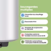 Chauffe-eau électrique connecté Comfee 80L – D80-15EFG