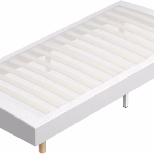 Sommier tapissier Dewinner 90x190 – 14 lattes, 6 pieds renforcés