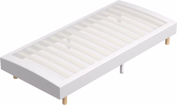 Sommier tapissier Dewinner 90x190 – 14 lattes, 6 pieds renforcés