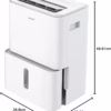 Déshumidificateur connecté Comfee Easy Dry 20 – 20L, ioniseur