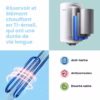 Chauffe-eau électrique connecté Comfee 80L – D80-15EFG