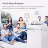 Climatiseur mobile Comfee Eco Friendly Pro 10000 BTU – classe A+, 33 m²