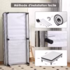 Matelas ressorts ensachés Dewinner 90x190 – avec sommier + mémoire de forme