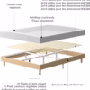 Sommier tapissier Dewinner 140x190 – 28 lattes, 9 pieds renforcés