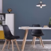Lot de 6 chaises scandinaves Dewinner – noir, hêtre massif
