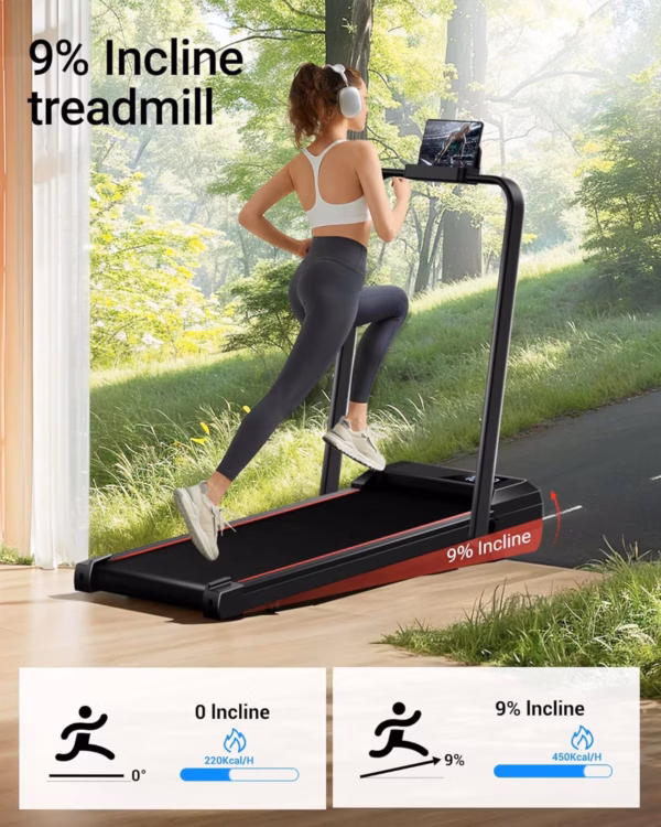 Tapis de course 3-en-1 Lontek A3 – course, marche et bureau, inclinable