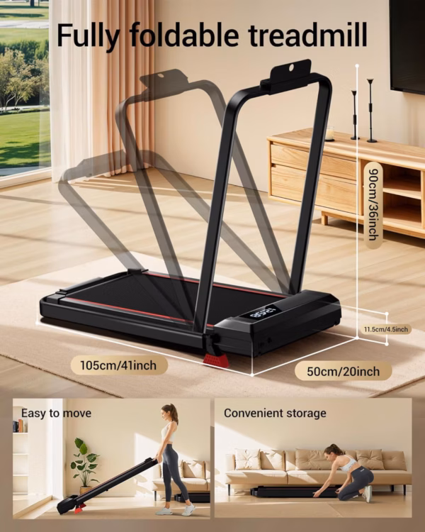 Tapis de course 3-en-1 Lontek A3 – course, marche et bureau, inclinable