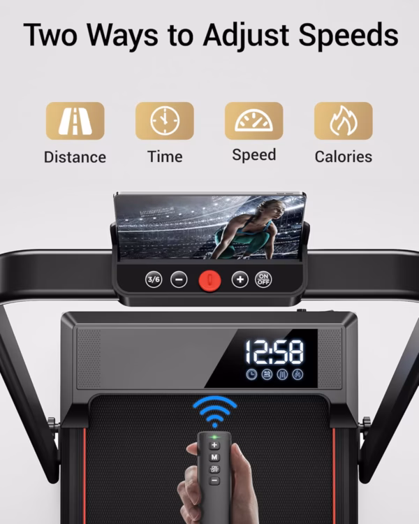 Tapis de course 3-en-1 Lontek A3 – course, marche et bureau, inclinable