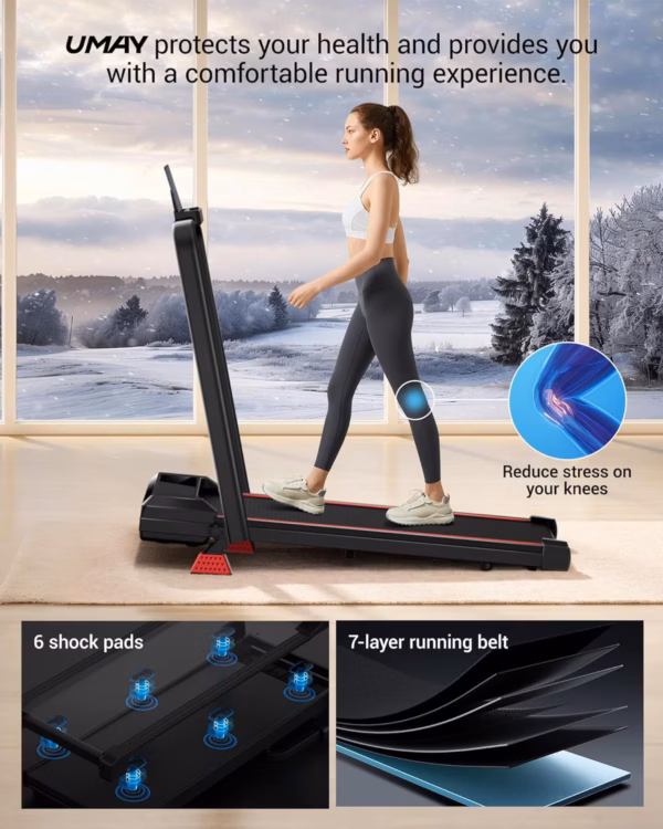Tapis de course 3-en-1 Lontek A3 – course, marche et bureau, inclinable