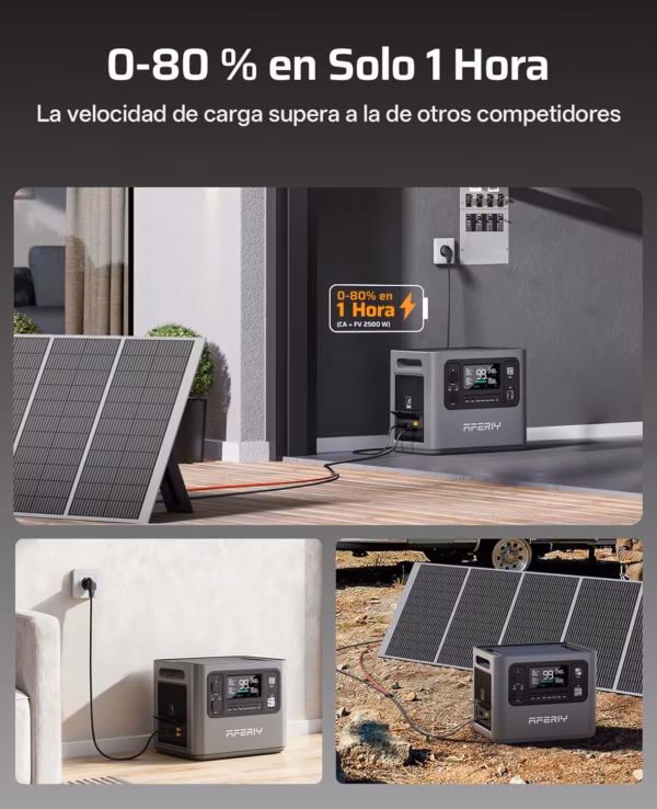 Station électrique portable Aferiy P280 – 2800 W, 2048 Wh extensible