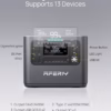 Station électrique portable Aferiy P210 – 2400 W, 2048 Wh