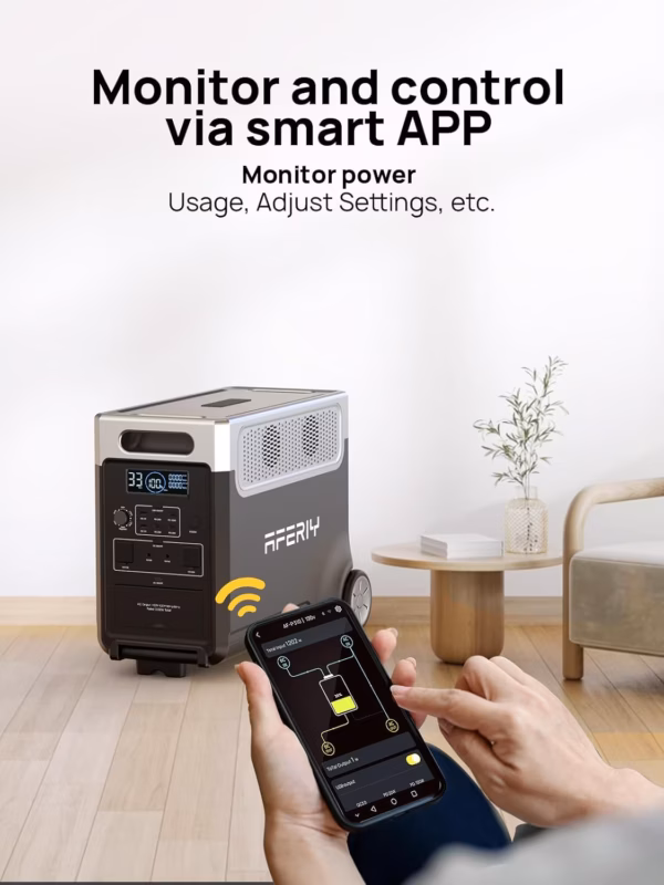Station électrique portable Aferiy P310 – 3600 W, 3840 Wh