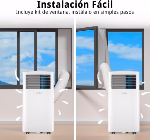 Climatiseur mobile Comfee MPPH-09CRN7 – 9000 BTU 3-en-1