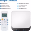 Climatiseur mobile Comfee MPPH-09CRN7 – 9000 BTU 3-en-1