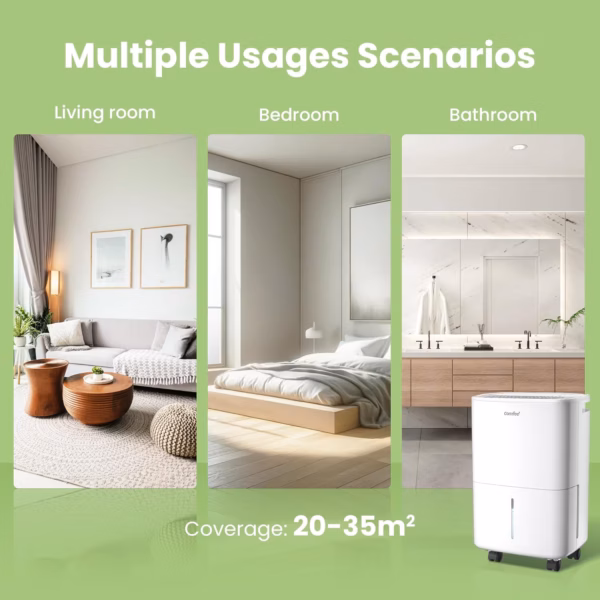 Déshumidificateur compact Comfee 12L – MDDN-12DEN7