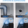 Hotte aspirante visière Comfee 60 cm – SLIF17B-60, LED