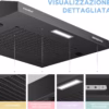 Hotte aspirante visière Comfee 60 cm – SLIF17B-60, LED