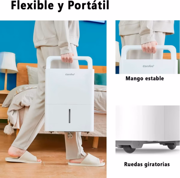 Déshumidificateur compact Comfee 10L – MDDN-10DEN7