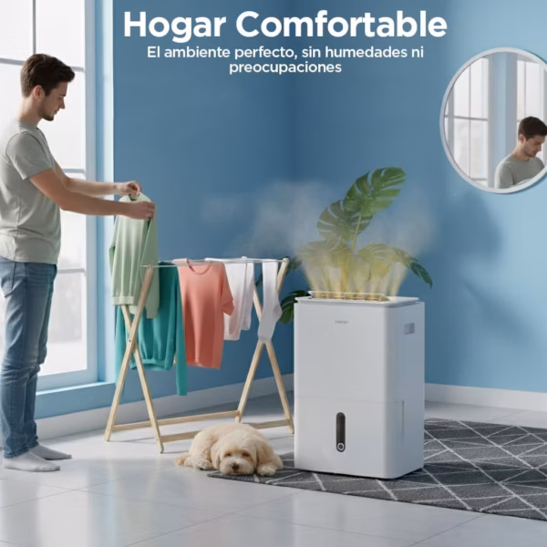Déshumidificateur connecté Comfee Easy Dry 20 – 20L, ioniseur