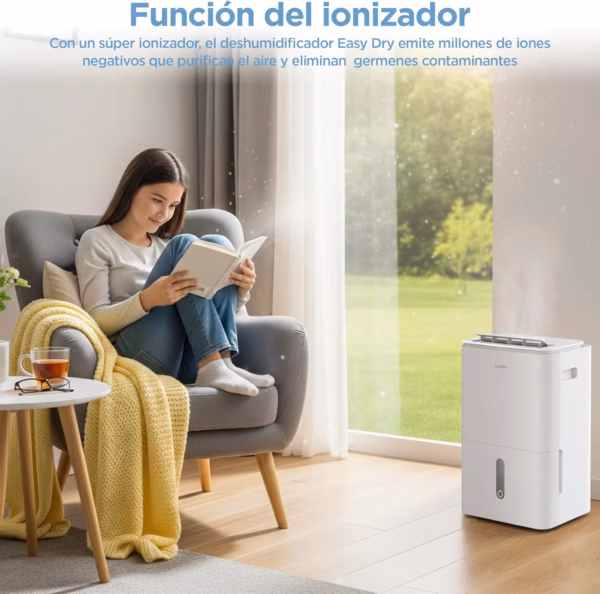 Déshumidificateur connecté Comfee Easy Dry 20 – 20L, ioniseur