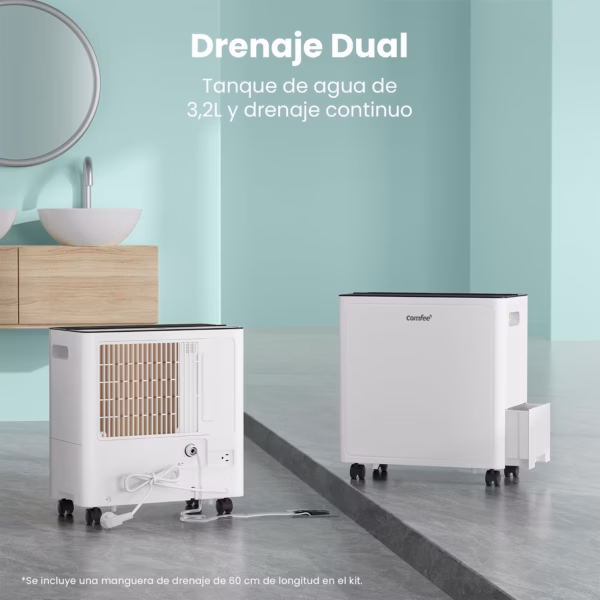 Déshumidificateur connecté Comfee 30L – grandes surfaces (CDDAE-30DEN7)