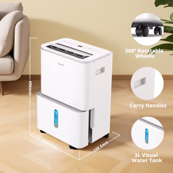 Déshumidificateur connecté Comfee 20L – MDDF-20DEN7-WF, WiFi