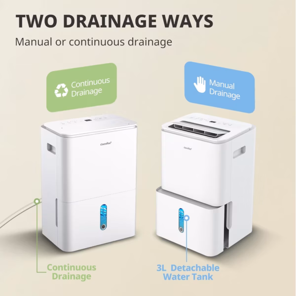 Déshumidificateur connecté Comfee 20L – MDDF-20DEN7-WF, WiFi