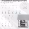 Lave-vaisselle compact Comfee 6 couverts – TD602E-W