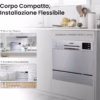 Lave-vaisselle compact Comfee 6 couverts – TD602E-W