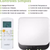 Climatiseur mobile Comfee MPPH-08CRN7 – 8000 BTU 3-en-1, classe A