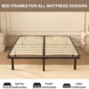 Sommier coffre Dewinner 140x190 – rangement XXL, 32 lattes bois massif