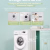 Lave-linge frontal Comfee 8 kg – profondeur 48 cm, vapeur (CFE12EW80-W)