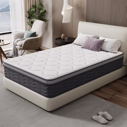 Matelas ressorts ensachés Dewinner 120x190 – mémoire de forme, 25 cm