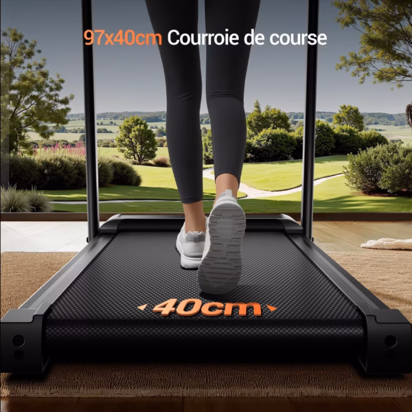 Tapis de course pliable inclinable Lontek SF10 – moteur 3 CV brushless