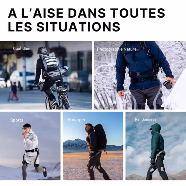 Exosquelette Hypershell Go X – 400 W, aide à la marche pour débuter