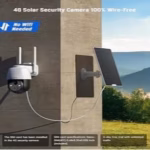 Caméra de surveillance 4G Cococam portable – base magnétique, PTZ 300° photo review