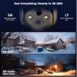 Caméra de surveillance 4G Cococam portable – base magnétique, PTZ 300° photo review