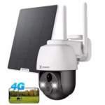 Caméra de surveillance 4G Cococam portable – base magnétique, PTZ 300° photo review