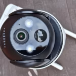 Caméra de surveillance 4G Cococam portable – base magnétique, PTZ 300° photo review