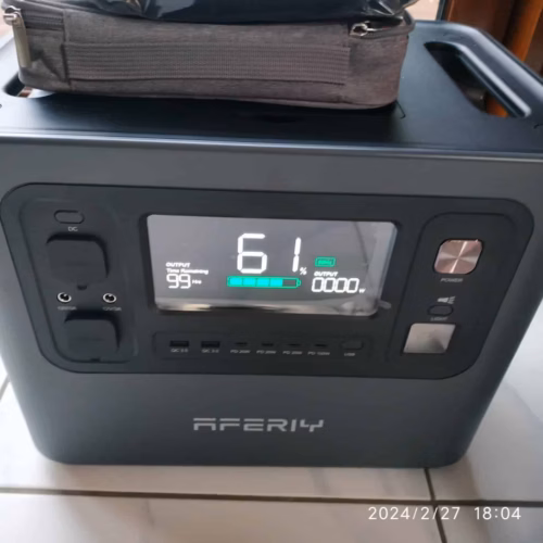 Station électrique portable Aferiy P110-D – 1200 W, 960 Wh photo review