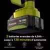 Mini-tronçonneuse sans fil Supstable 8" et 6" – brushless 900 W