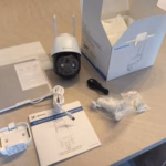 Caméra de surveillance 4G Cococam portable – base magnétique, PTZ 300° photo review