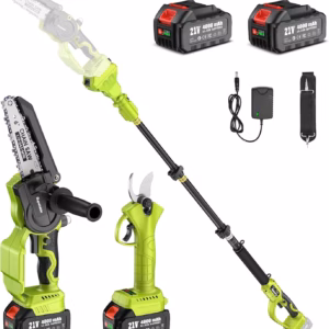 Kit élagage 4-en-1 Supstable sans fil – tronçonneuse, sécateur, perche