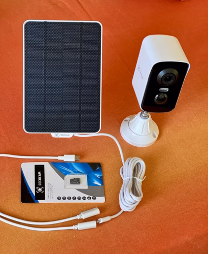 Caméra de surveillance 4G Cococam portable – base magnétique, PTZ 300° photo review