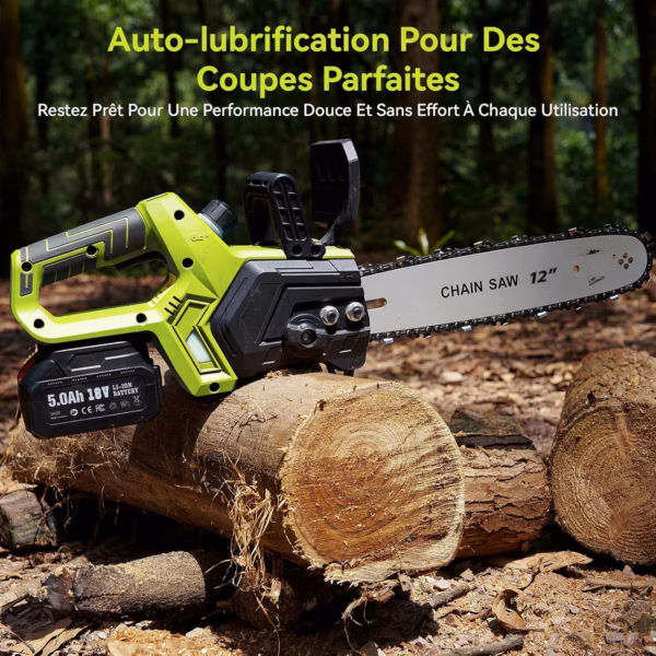 Tronçonneuse électrique sans fil Supstable 12 pouces – brushless 1200 W