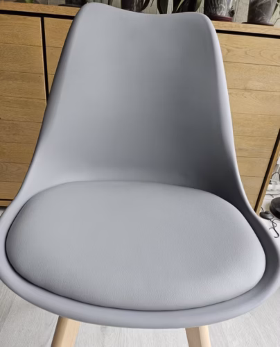 Lot de 4 chaises scandinaves Dewinner – blanc, hêtre massif photo review