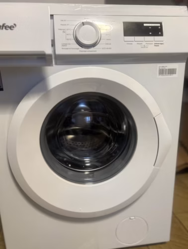 Lave-linge frontal Comfee 8 kg – profondeur 48 cm, vapeur (CFE12EW80-W) photo review